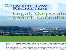 Tablet Screenshot of pacificlawjobs.com